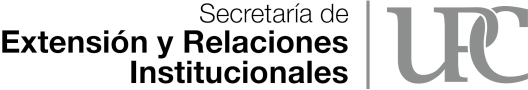 Logo secretaría de Extensión UPC