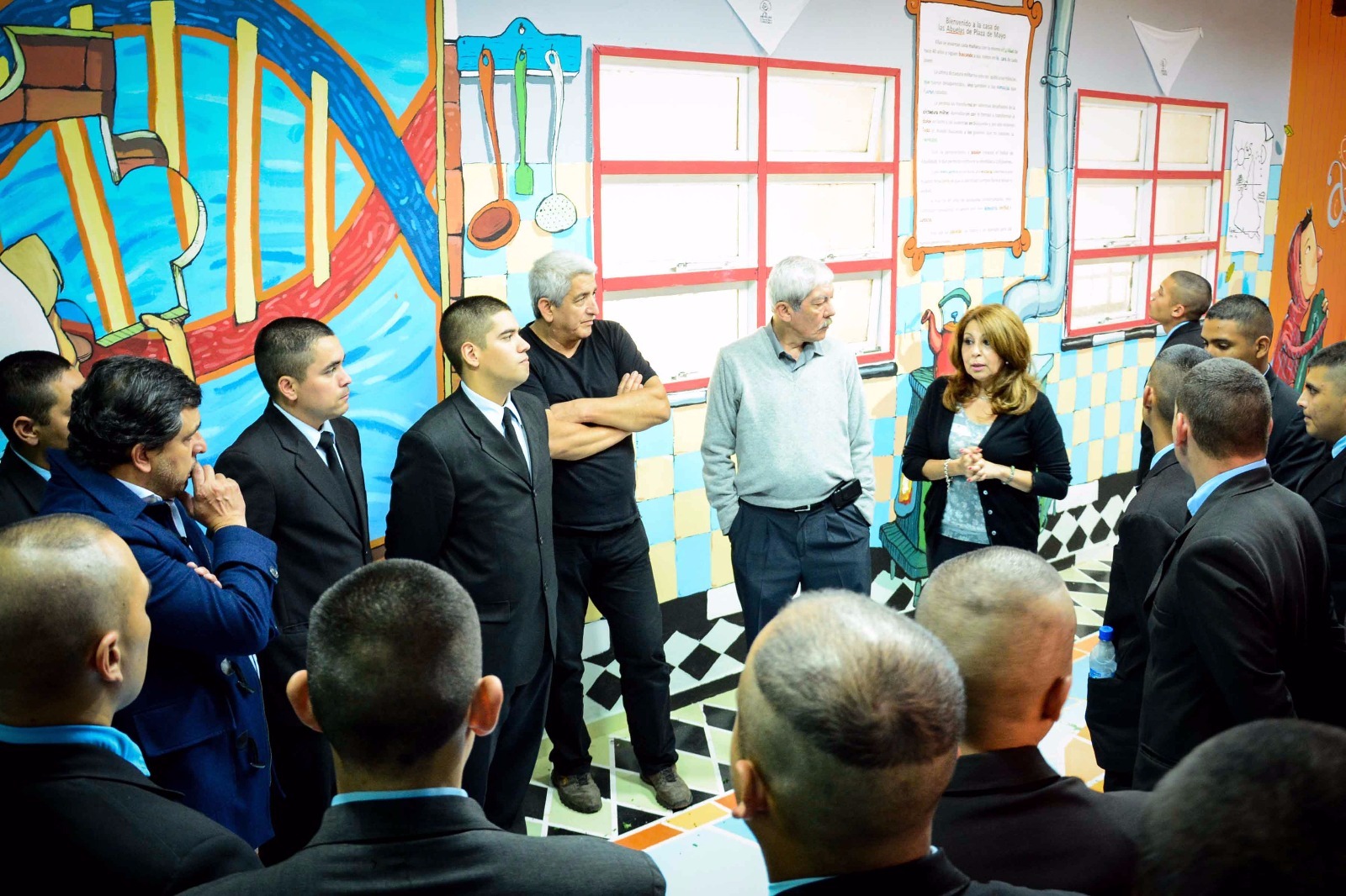 Visita de la escuela de suboficiales