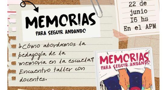 Ronda de la Memoria 2022 MEMORIAS PARA SEGUIR ANDANDO Archivo